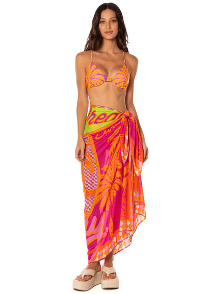 ISLA OPEN PURPLE PAREO