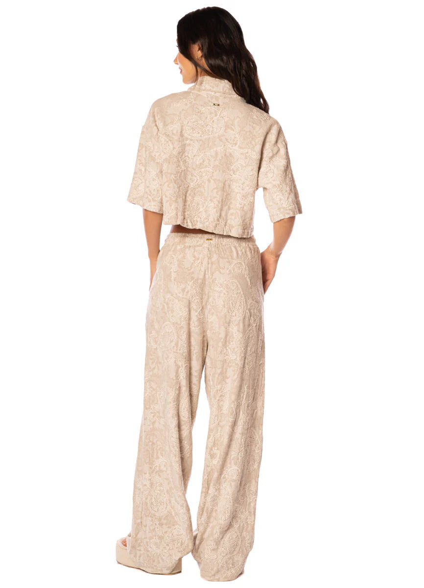 STITCHED GARDEN OPHELIA SET BEIGE