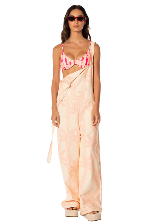 PALM ENGRAVE NECTAR BEACHWEAR JUMPSUIT