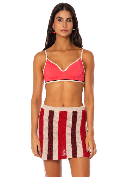 CHERRY MIX OCEAENE SKIRT
