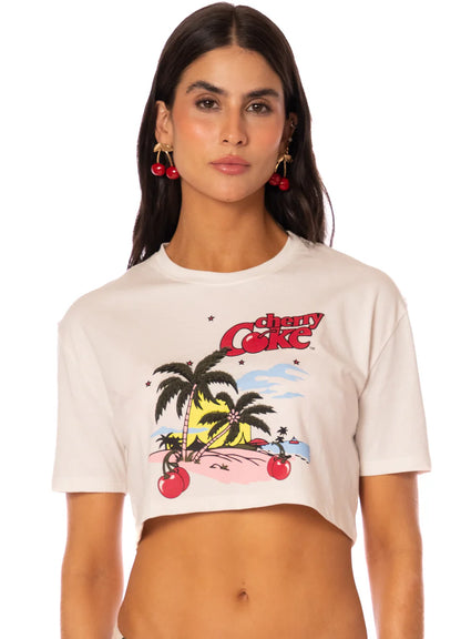 COKE CRUSH CROP TOP