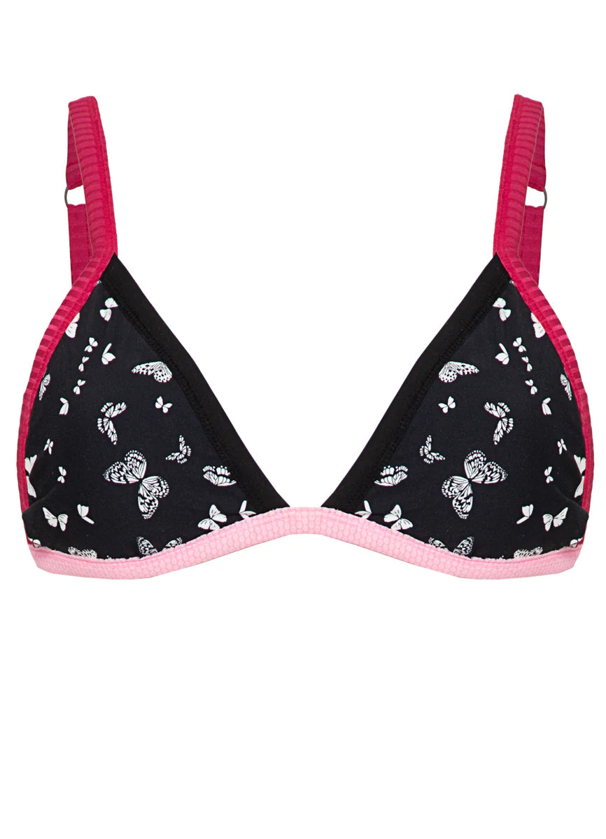MIDNIGHT SHADOW TRINITY REGULAR RISE V FRONT BIKINI