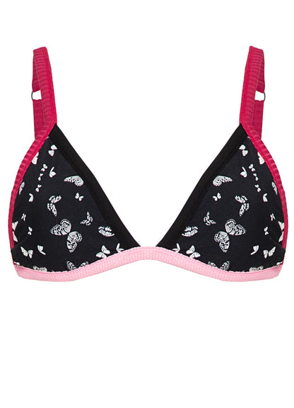 MIDNIGHT SHADOW TRINITY REGULAR RISE V FRONT BIKINI
