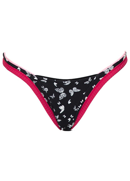 MIDNIGHT SHADOW TRINITY REGULAR RISE V FRONT BIKINI