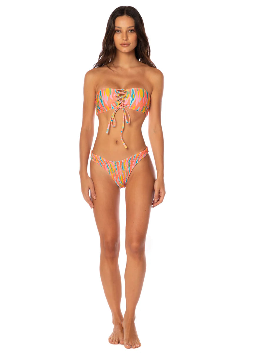MYSTIC IKAT SPLENDOUR REGULAR RISE THIN SIDE BIKINI