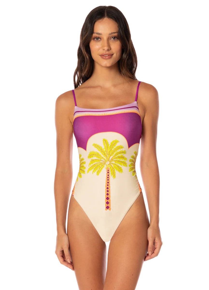 BRIELLA ONE PIECE OPEN GREEN