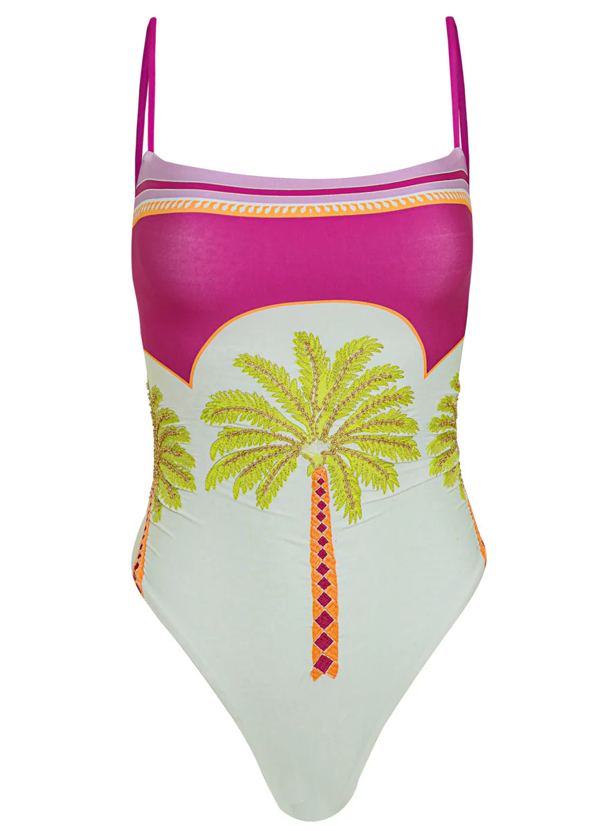BRIELLA ONE PIECE OPEN GREEN