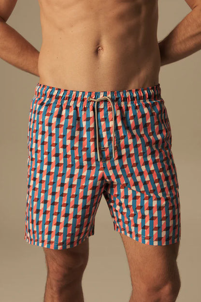 SHORT MEN CUADROS 17052