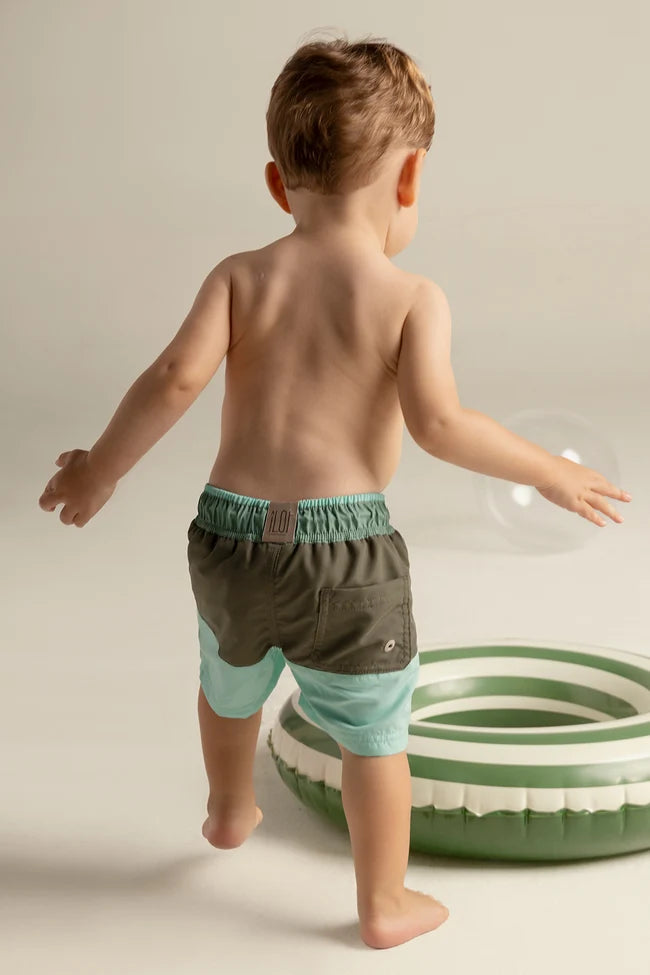 SHORT KIDS BLOQUE GREEN