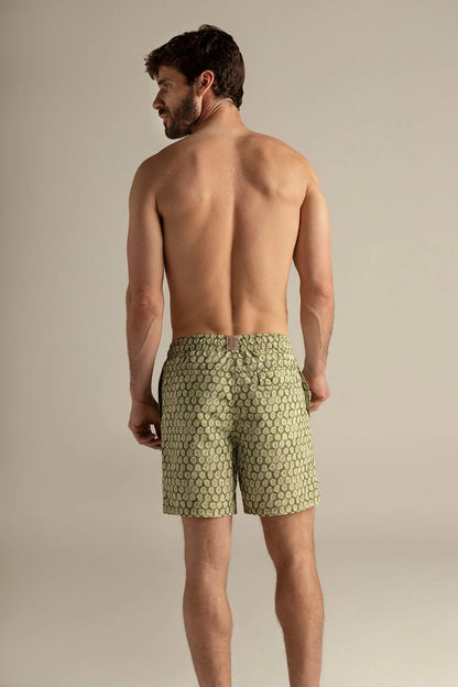 SHORT MEN ARABESCOS VERDE