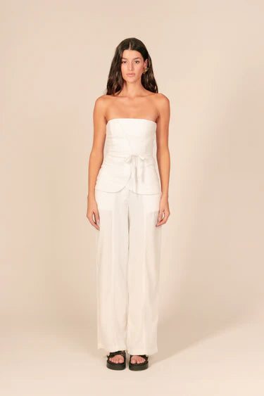 LR ZINNIA PANTS WHITE