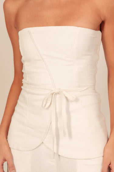 LR ZINNIA TOP WHITE