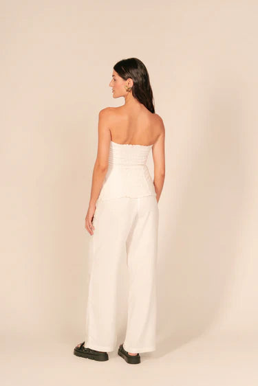 LR ZINNIA TOP WHITE