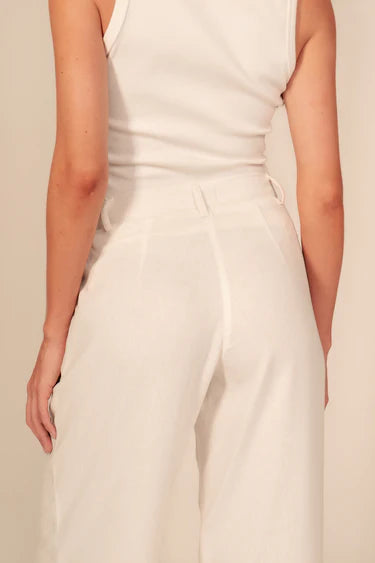 LR ZINNIA PANTS WHITE