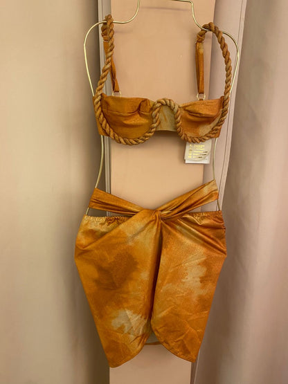 FALDA ARENA ORANGE SPLASH