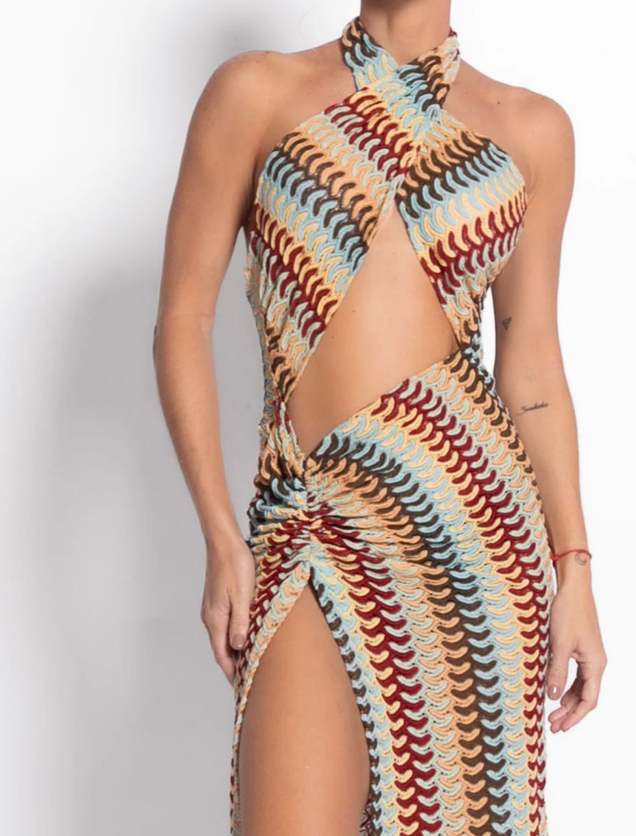 FRANCESCA DRESS MISSI GREEN