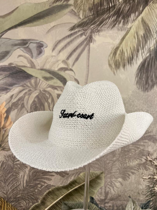 HORSE-RIDING HAT WHITE