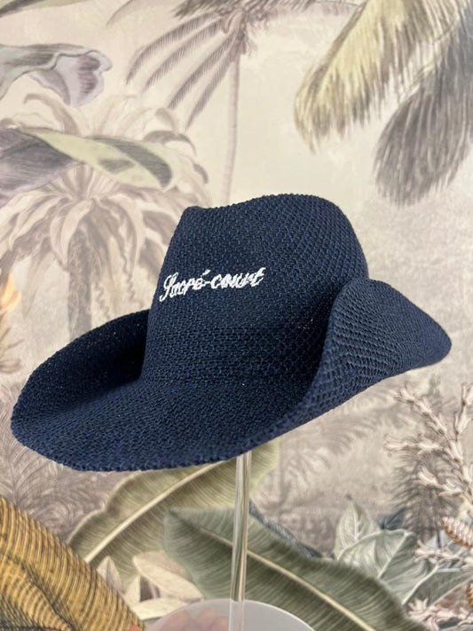 HORSE-RIDING HAT NAVY BLUE