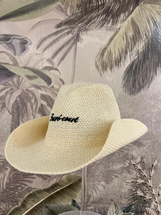 HORSE-RIDING HAT ECRU