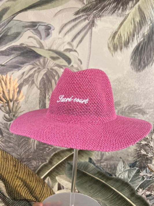 INCA FEDORA HAT PINK
