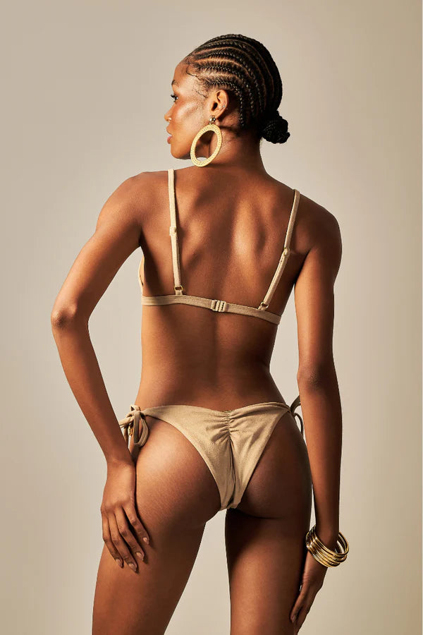 LOIS BIKINI NUDE LACE CHAMOIS