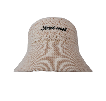 BUCKET TEJIDO BEIGE