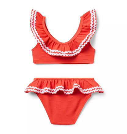 POPPY RECYCLED RIC RAC BIKINI