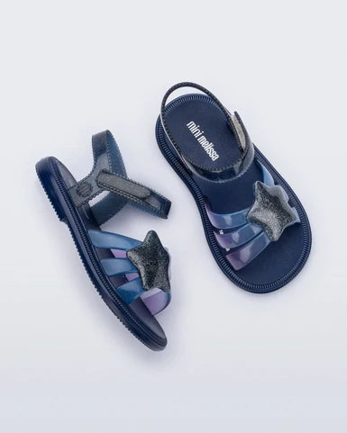 MINI MELISSA HIP SKY BLUE GLITTER
