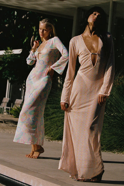 FRIDA MAXI DRESS CARAMELO