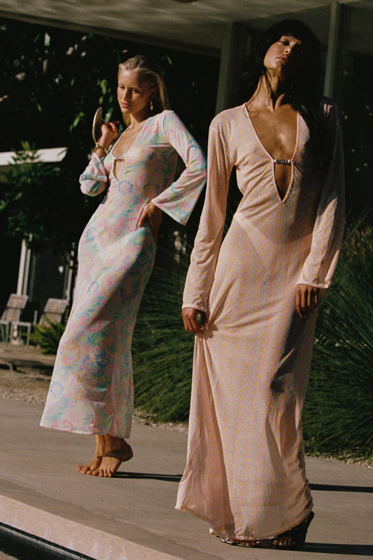 FRIDA MAXI DRESS CARAMELO