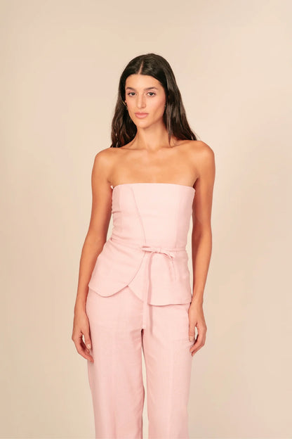 LR ZINNIA TOP ROSADO