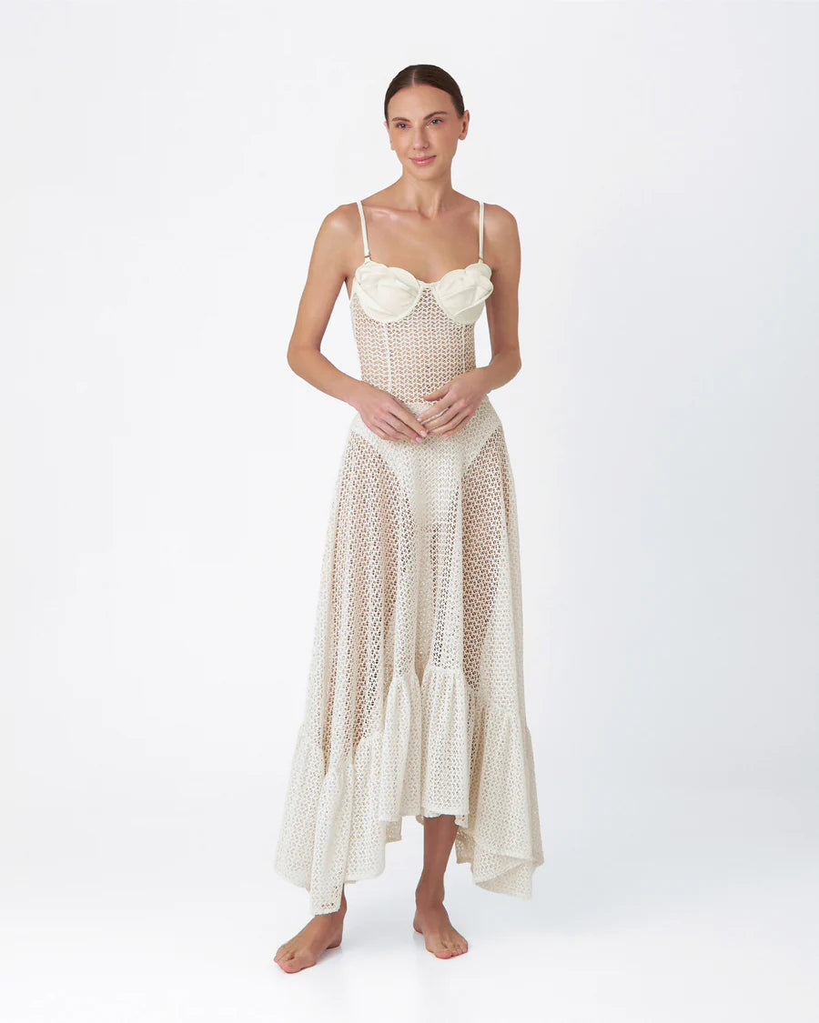 NUBE DRESS WHITE