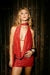 DRESS GEORGIA TERRA COTA LUREX